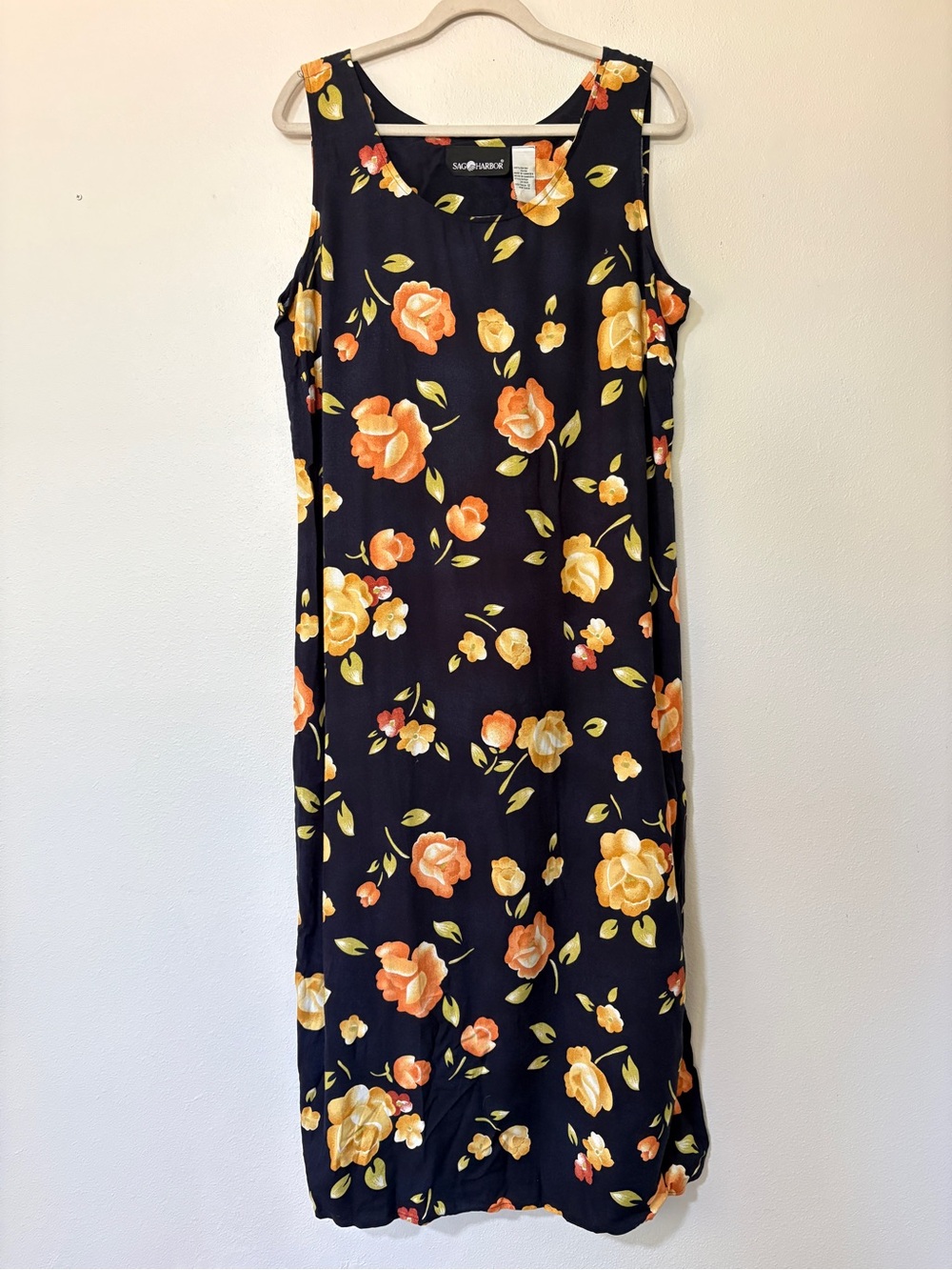 Vintage Sag Harbor Midi Floral Dress